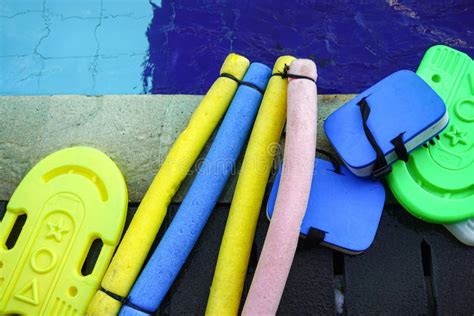 Swimming Aids for Children Learning To Swim Stock Image - Image of learn, pool: 260799551