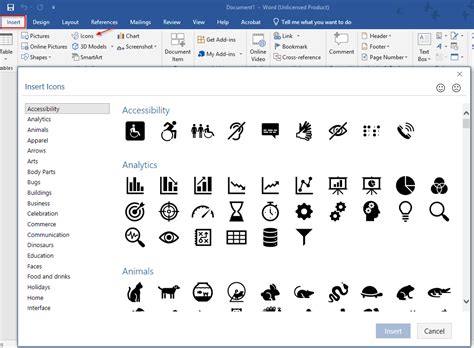 Insert Icons into Your Word Documents | Weston Technology Solutions