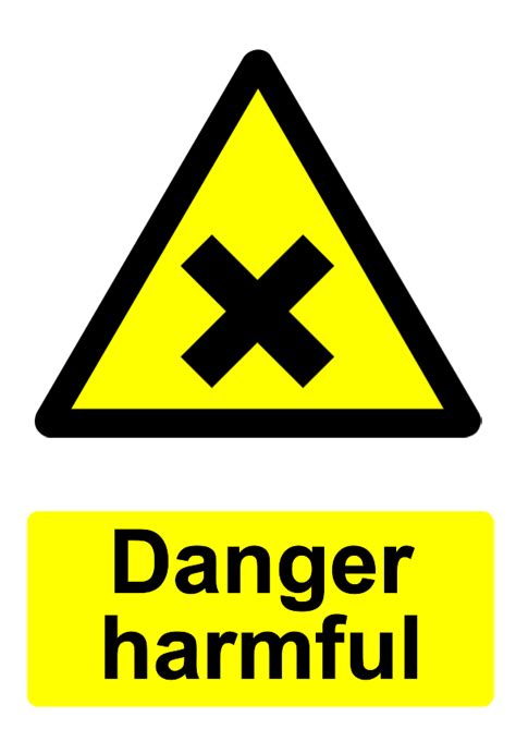 Free signage UK printable hazard warning signs