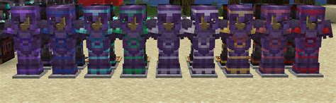 All of the new armor trim patterns & colors on netherite armor! : r/Minecraft