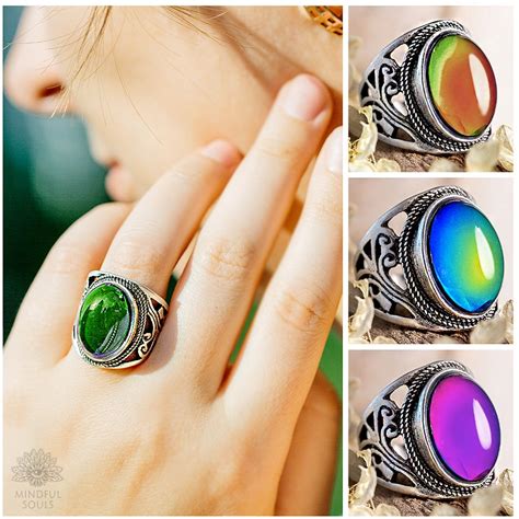 Mood Ring Colors and Their Meanings – MindfulSouls Mood Ring Color ...