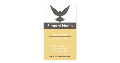 Funeral Home Business Card | Zazzle