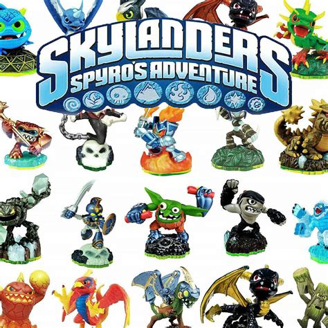 All Skylanders Spyro's Adventure Characters Buy 3 Get 1 Free...Free Shipping !!! | | Unilight LED