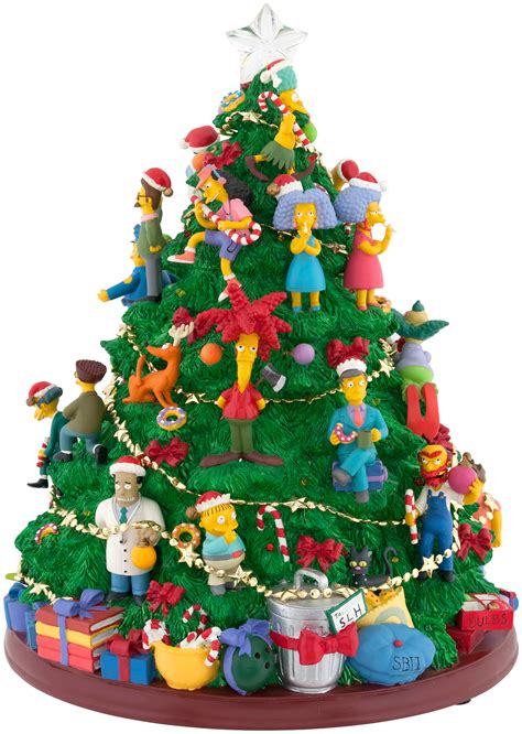 Hake's - "THE SIMPSONS CHRISTMAS TREE" BOXED FIGURINE.