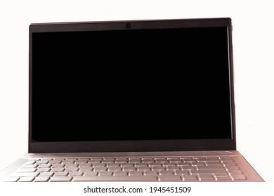 Laptop Black Screen White Background Stock Photo 1945451509 | Shutterstock