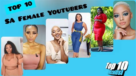 Top 10 South African Female Youtubers| South African Youtuber - YouTube