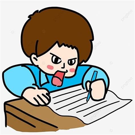 Crazy Homework Emoji Package, Crazy Homework, Do Homework, Boys PNG Transparent Clipart Image ...