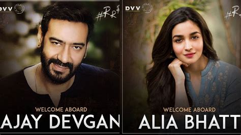 Confirmed! Alia Bhatt, Ajay Devgn in SS Rajamouli's '#RRR'; first look ...