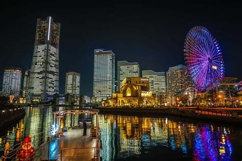 自然気化式加湿器・横浜みなとみらい風景