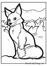Fox Nursery Fun Themed Sketch Coloring Page sketch template