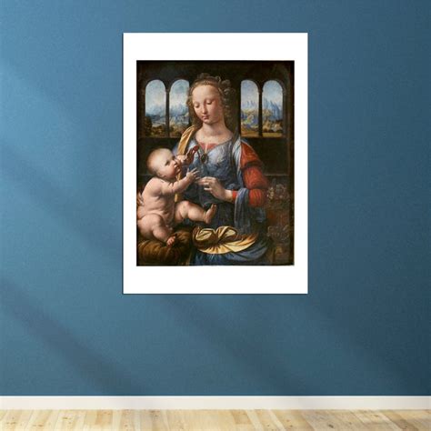 Leonardo Da Vinci - Madonna of the Carnation — Spiffing Prints