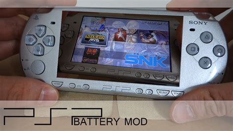 PSP 2000 & 3000 Battery MOD - YouTube