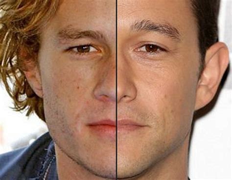 Heath Ledger & Joseph Gordon Levitt face mash-up : LadyBoners