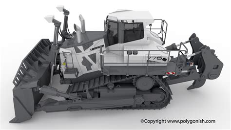 Liebherr PR 776 Crawler Tractor - Polygonish