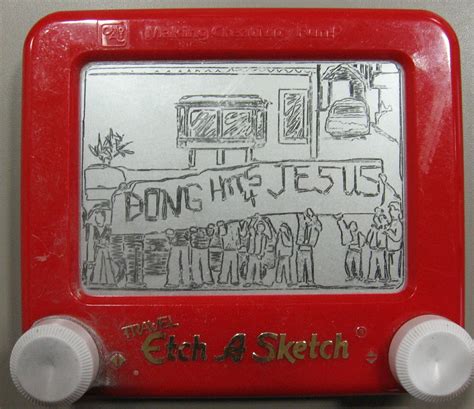 Bong Hits 4 Jesus | Bong Hits 4 Jesus, on an Etch-a-Sketch T… | Flickr