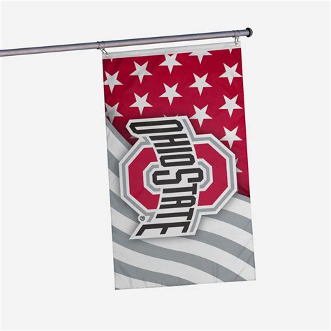 Ohio State Buckeyes Americana Horizontal Flag FOCO