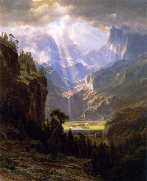 #Rocky Mountains 'Lander's Peak" 1863 by Albert Bierstadt (1830-1902 ...