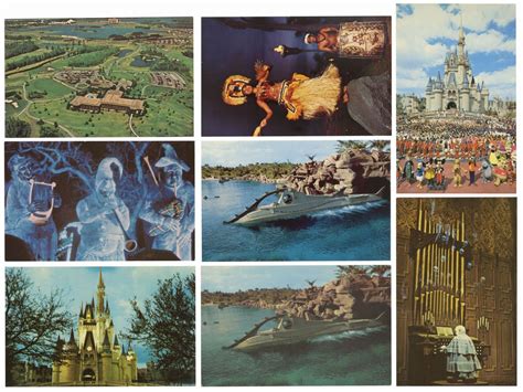 Set of (18) Walt Disney World Postcards. - Van Eaton Galleries