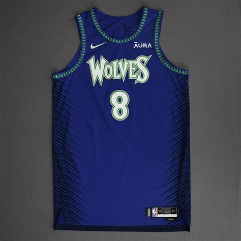 Jarred Vanderbilt - Minnesota Timberwolves - Game-Worn City Edition Jersey -2022 NBA Playoffs ...