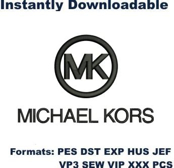 Michael Kors Logo Embroidery Designs | Michael Kors embroidery pattern