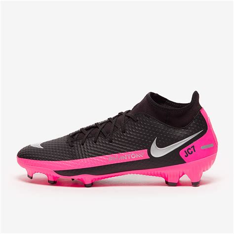 Nike Phantom GT Academy DF FG/MG - Black/Metallic Silver/Pink Blast - Mens Boots - Firm Ground