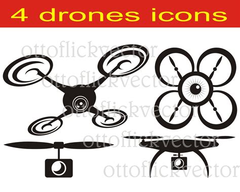 Drone Silhouette Vector at GetDrawings | Free download