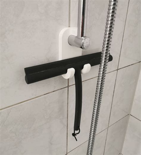 Squeegee Hook Hanger Mount Holder for bathroom shower Duschabzieher by ...