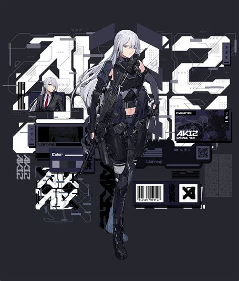 GFX GFL AK 15 (Girls Frontline) by rivo22245 on DeviantArt