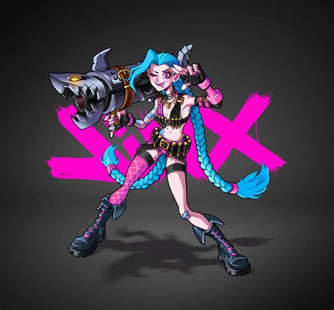 Jinx Fan Art, by Elianai dos Santos : r/arcane