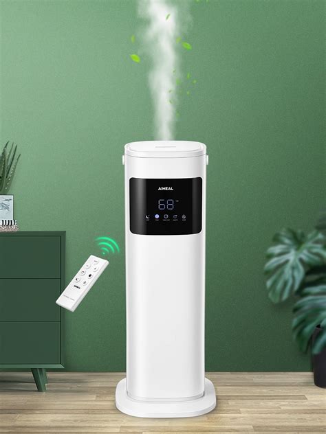 Aiheal 10.5L Ultrasonic Humidifier, Top Fill, Cool & Warm Mist, Custom ...