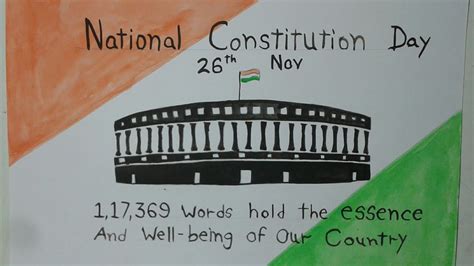 National Constitution Day Poster | Drawing Painting India Constitution ...