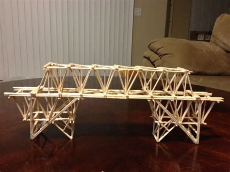 Toothpick Bridge Project | Toothpick, Stem projects for kids, Physics projects