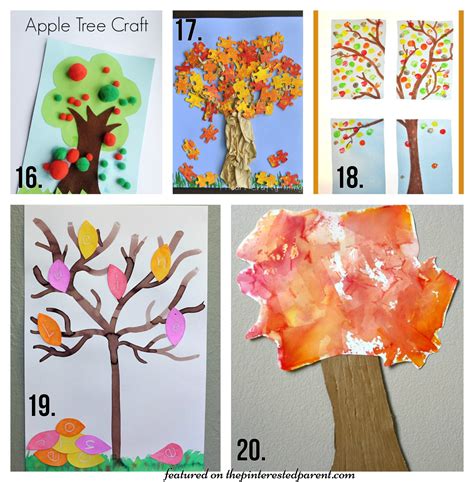 20 Fall Tree Arts & Crafts Ideas For Kids – The Pinterested Parent