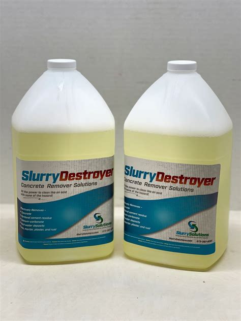 SlurryDestroyer- Concrete, Stone & Plaster Slurry Remover.