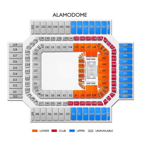 Alamodome Tickets - Alamodome Information - Alamodome Seating Chart