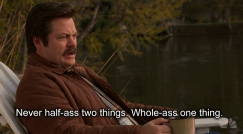 His life policies are spot-on. | Parks and rec quotes, Parks and rec ...