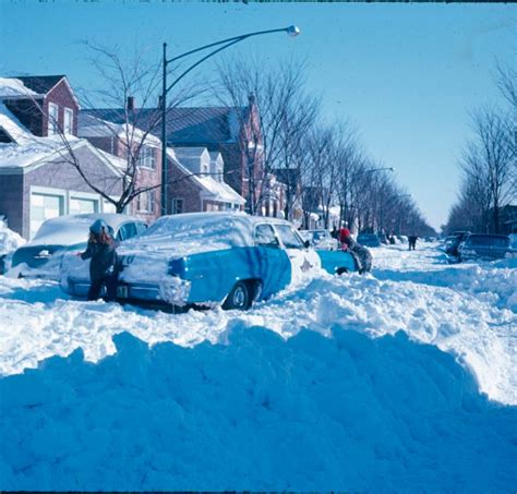 40 Amazing Color Pics Capture Chicago During the 1967 Blizzard ...