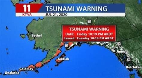 Earthquake off Alaska triggers tsuani warning and evacuations - CBS News