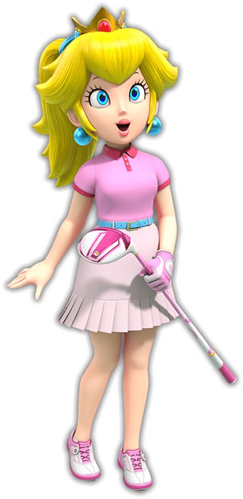 File:Peach in Mario Golf Super Rush.png - Super Mario Wiki, the Mario ...