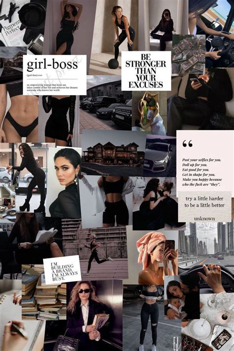 High-Quality woman vision board | Girl boss motivation, Vision board wallpaper, Girl boss