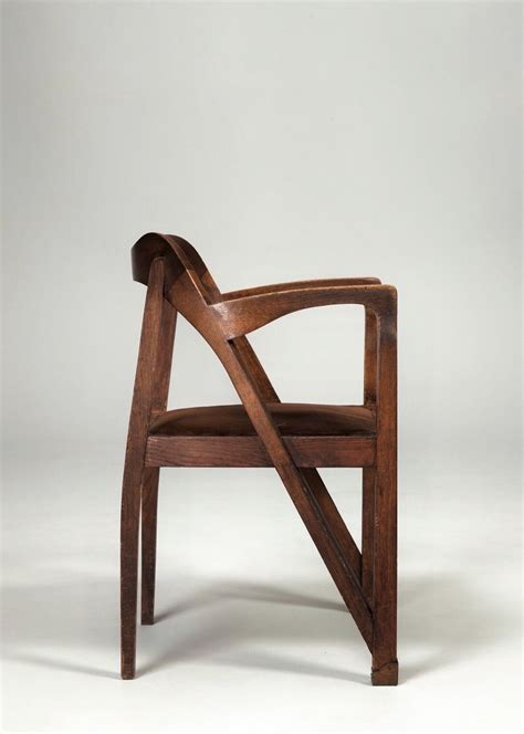 Henry Van de Velde Oak Jugend Chair 1900s | Art nouveau furniture ...