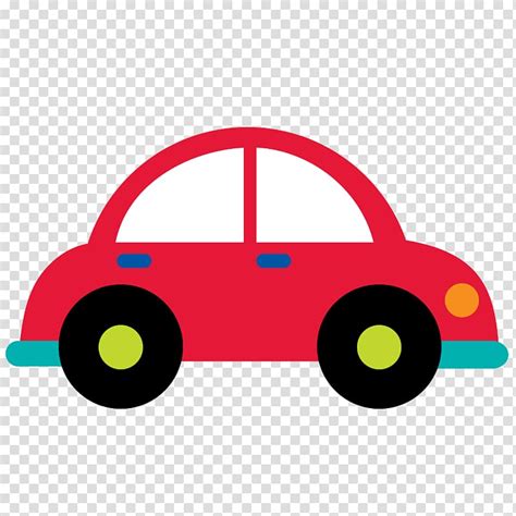 Red car illustration, Car Transport , cartoon car transparent ...