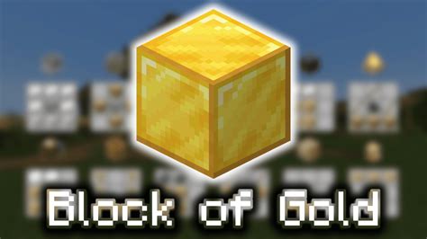 Block of Gold - Wiki Guide - 9Minecraft.Net