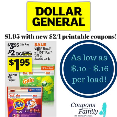 Dollar General Archives | Coupons For Your Family