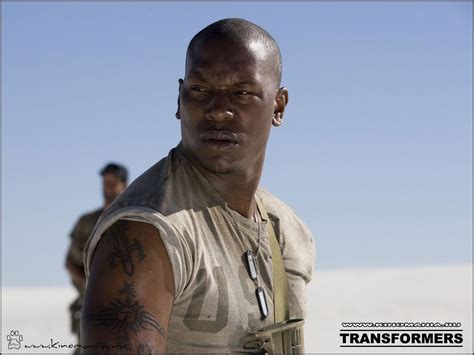 Tyrese Gibson as USAF Tech Sergeant Epps in "Transformers" http://www.imdb.com/name/nm0879085 ...