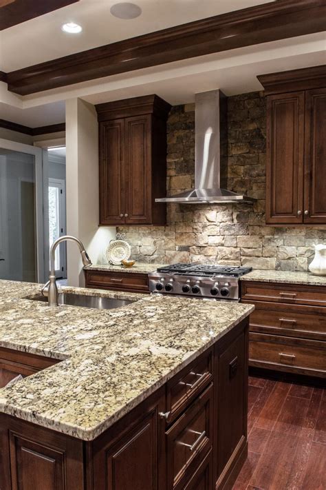 Stone Kitchen Backsplash With White Cabinets – Juameno.com