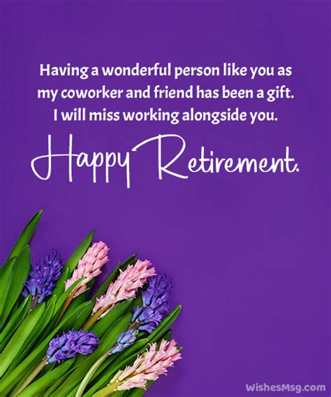 100+ Retirement Wishes for Colleagues and Coworkers - WishesMsg