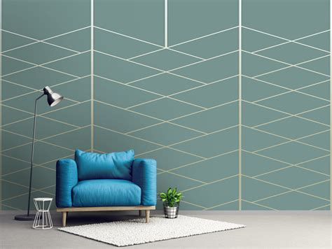 3D Geometric Pattern Customised Wallpaper – Myindianthings