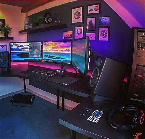 Gaming Setup Background Make your games look gorgeous with a wide ...