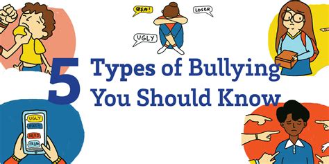 Five Different Types Of Bullying